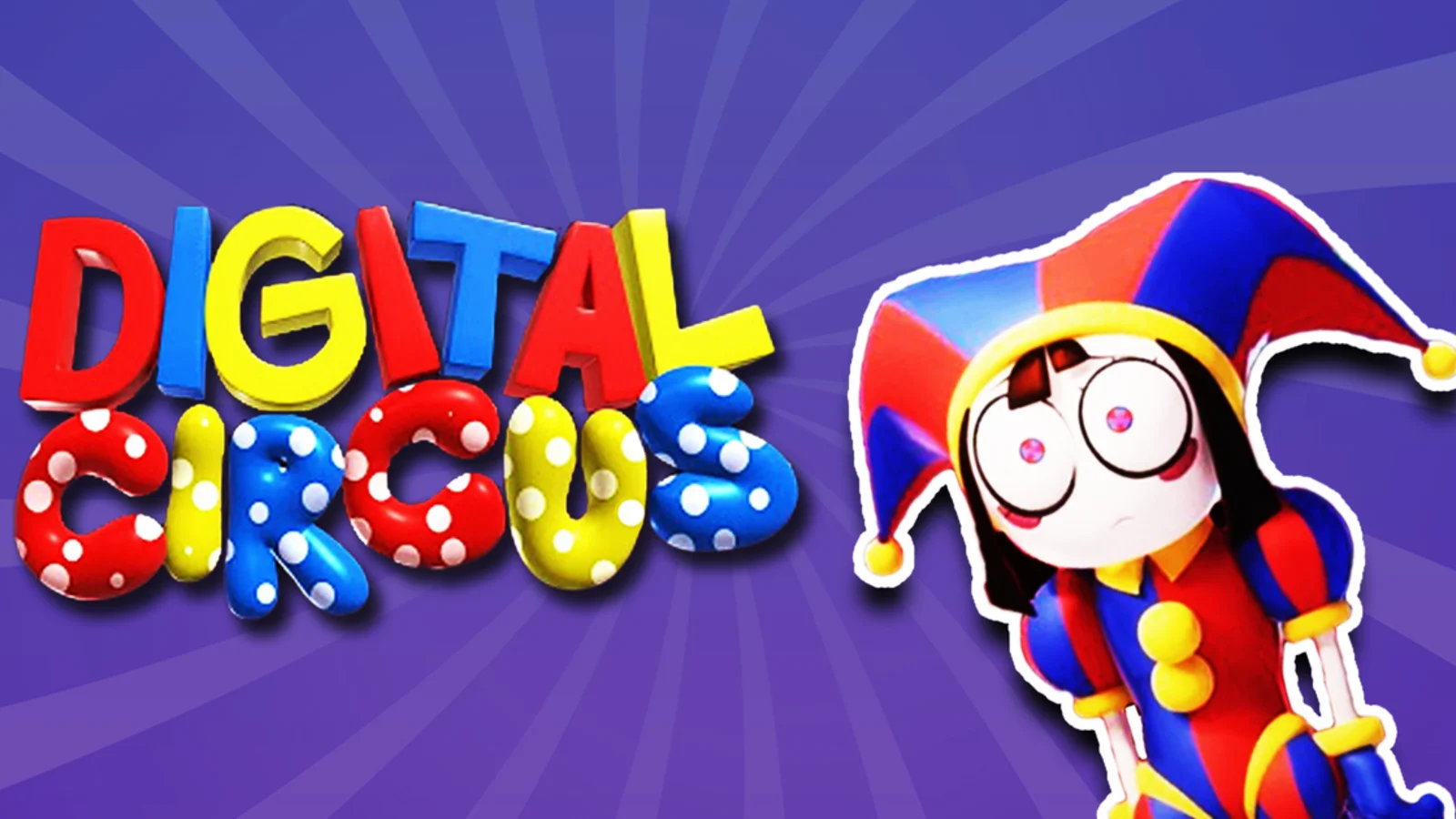 Gameplay view of Pomni crossing a line of floating parkour obstacles